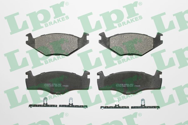 Bromsbeläggsats, Framaxel Lpr 05P225 LPR
