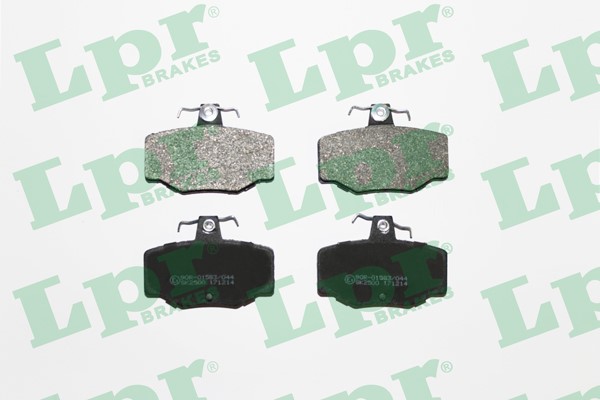 Bromsbeläggsats, Bakaxel Lpr 05P387 LPR