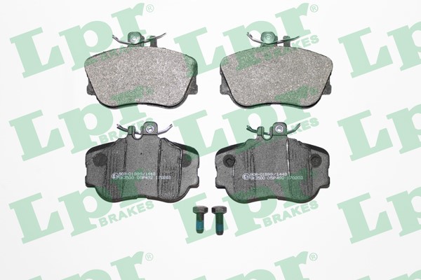 Bromsbeläggsats, Framaxel Lpr 05P492 LPR