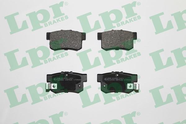 Bromsbeläggsats, Bakaxel Lpr 05P508 LPR