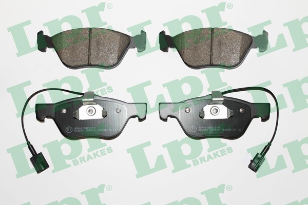 Bromsbeläggsats Ventilerad, Framaxel Lpr 05P614 LPR