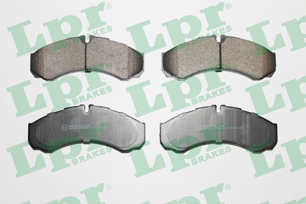 Bromsbeläggsats, Bakaxel, Framaxel Lpr 05P684 LPR