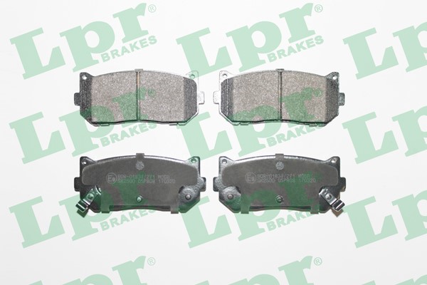Bromsbeläggsats, Bakaxel Lpr 05P808 LPR