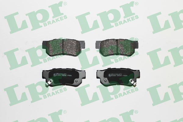 Bromsbeläggsats, Bakaxel Lpr 05P848 LPR