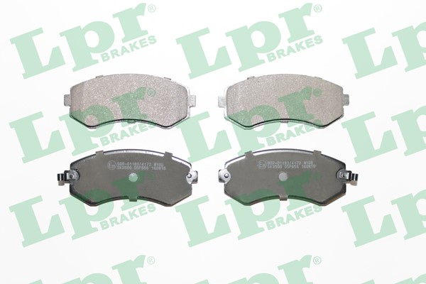 Bromsbeläggsats, Bakaxel, Framaxel Lpr 05P856 LPR