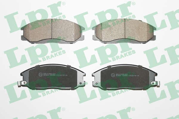 Bromsbeläggsats, Framaxel Lpr 05P858 LPR