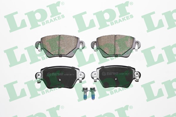 Bromsbeläggsats, Bakaxel Lpr 05P897 LPR