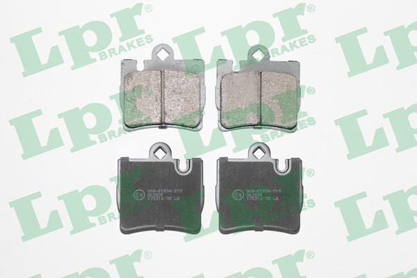 Bromsbeläggsats, Bakaxel Lpr 05P905 LPR