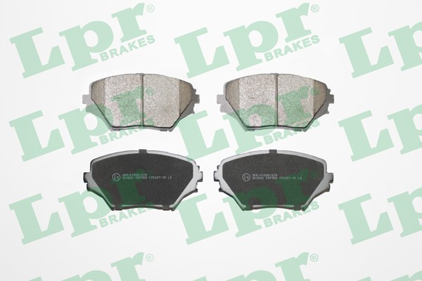 Bromsbeläggsats, Framaxel Lpr 05P958 LPR