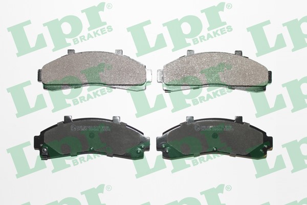 Bromsbeläggsats, Framaxel Lpr 05P989 LPR