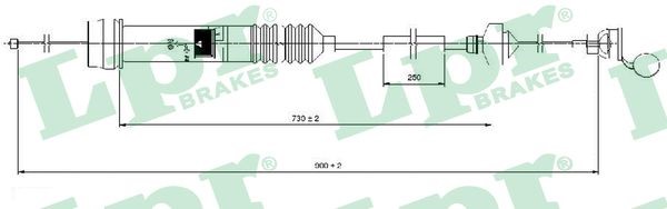 Vajer, koppling Lpr C0013C LPR