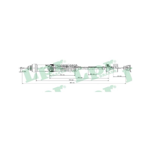Vajer, koppling Lpr C0016C LPR