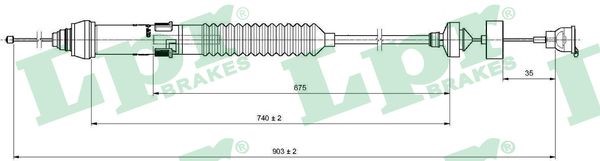 Vajer, koppling Lpr C0018C LPR