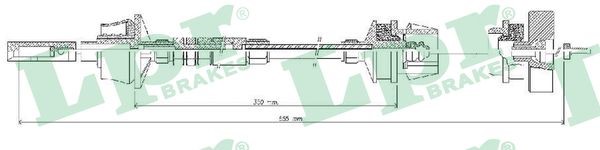 Vajer, koppling Lpr C0026C LPR