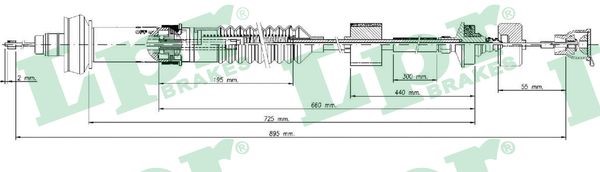 Vajer, koppling Lpr C0028C LPR
