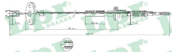 Vajer, koppling Lpr C0035C LPR