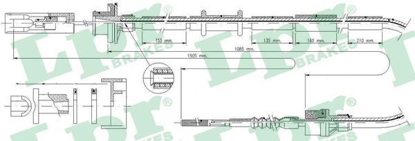 Vajer, koppling Lpr C0048C LPR