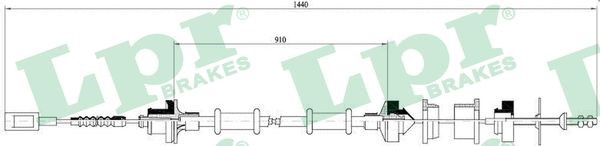 Vajer, koppling Lpr C0059C LPR