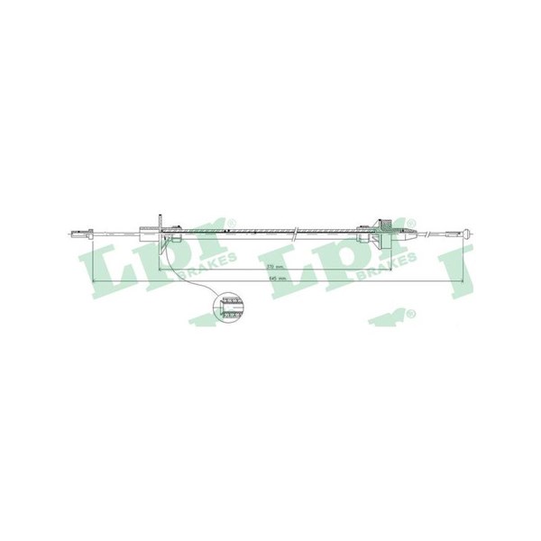 Vajer, koppling Lpr C0086C LPR