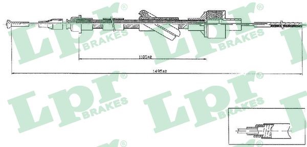 Vajer, koppling Lpr C0103C LPR
