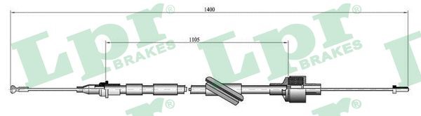 Vajer, koppling Lpr C0104C LPR
