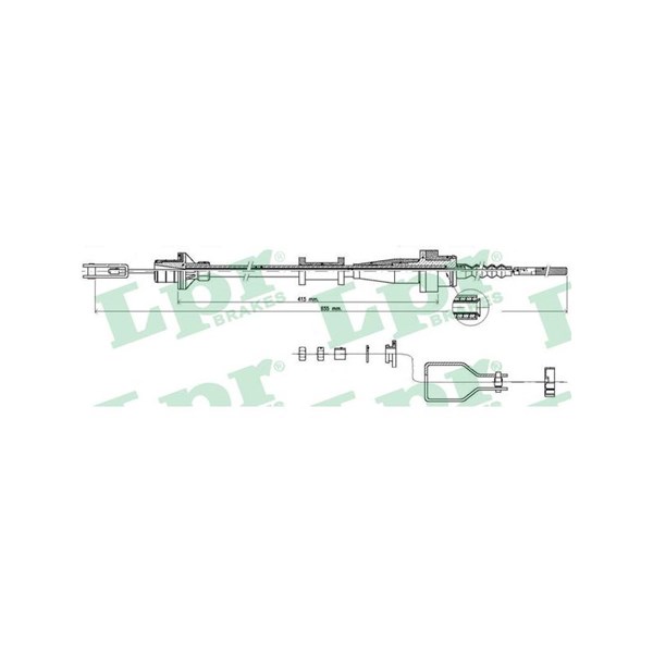Vajer, koppling Lpr C0114C LPR