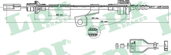 Vajer, koppling Lpr C0118C LPR