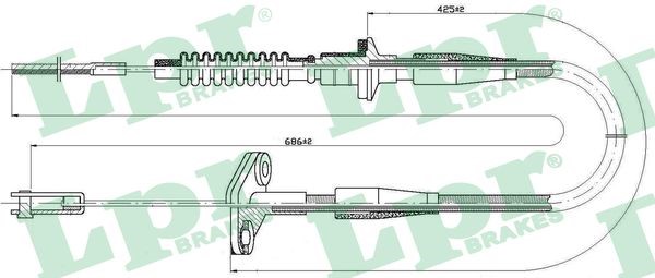 Vajer, koppling Lpr C0121C LPR