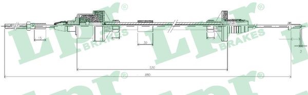 Vajer, koppling Lpr C0122C LPR