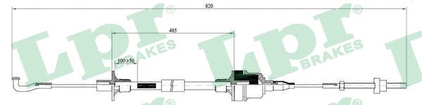 Vajer, koppling Lpr C0129C LPR