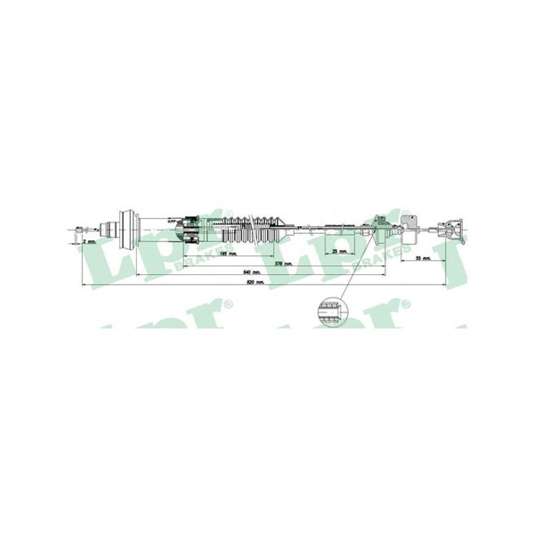 Vajer, koppling Lpr C0155C LPR