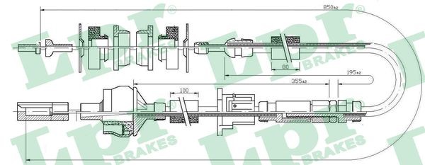 Vajer, koppling Lpr C0173C LPR