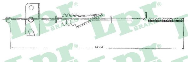 Vajer, parkeringsbroms, Fram Lpr C0190B LPR