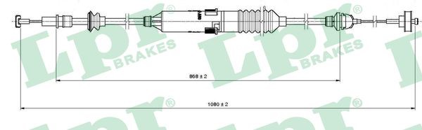 Vajer, koppling Lpr C0220C LPR