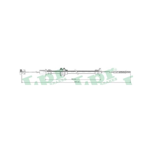 Vajer, koppling Lpr C0223C LPR