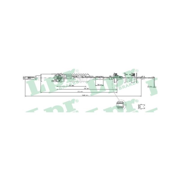 Vajer, koppling Lpr C0240C LPR