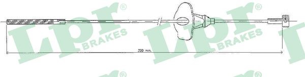 Vajer, parkeringsbroms, Fram Lpr C0251B LPR