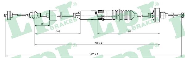 Vajer, koppling Lpr C0260C LPR Vajer, koppling Lpr C0260C LPR