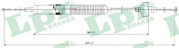 Vajer, koppling Lpr C0266C LPR