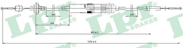 Vajer, koppling Lpr C0276C LPR