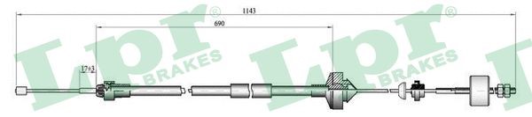 Vajer, koppling Lpr C0277C LPR