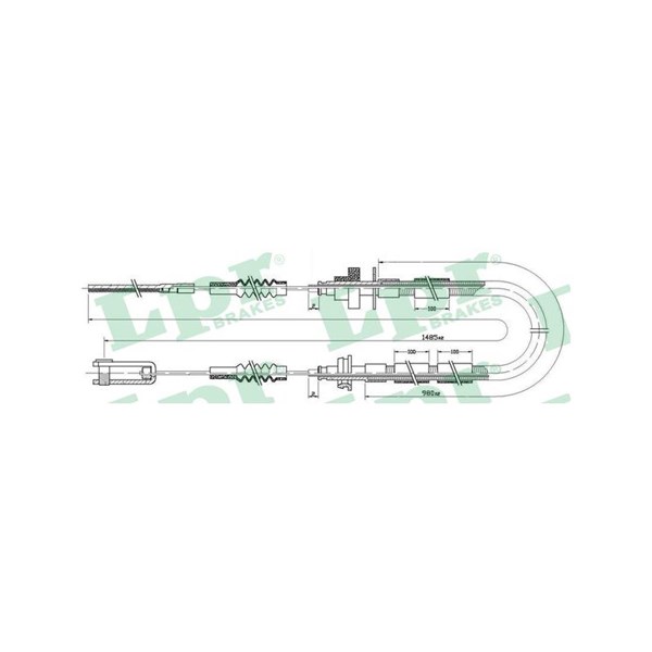 Vajer, koppling Lpr C0433C LPR