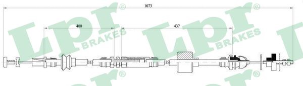 Vajer, koppling Lpr C0455C LPR