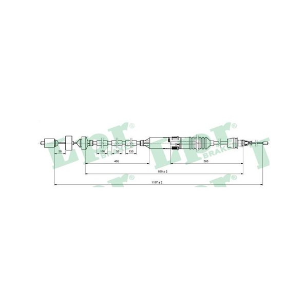 Vajer, koppling Lpr C0471C LPR