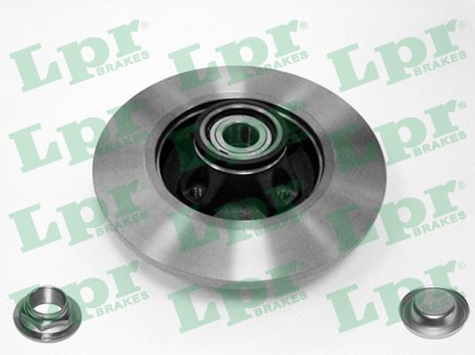 Bromsskiva Solid, Bakaxel Lpr HUB BRAKE DISC C1015PCA LPR