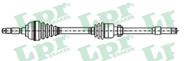 Drivaxel, framaxel höger Lpr DS20185 LPR
