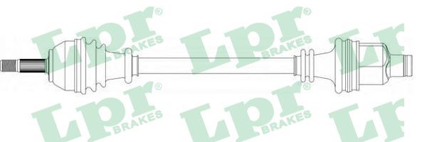 Drivaxel, framaxel höger Lpr DS39133 LPR