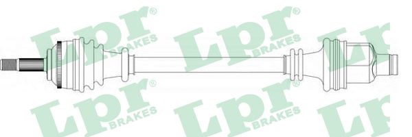 Drivaxel, framaxel höger Lpr DS39135 LPR