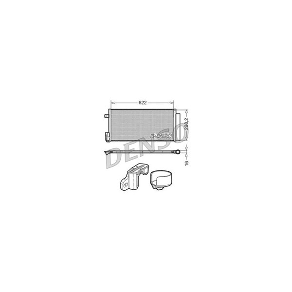 Kondensor, klimatanläggning Denso DCN13110 DENSO