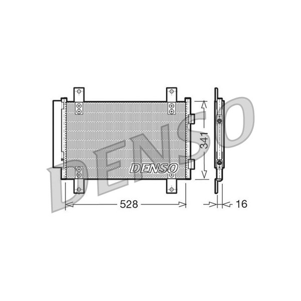 Kondensor, klimatanläggning Denso DCN21007 DENSO